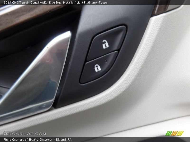 Blue Steel Metallic / Light Platinum/­Taupe 2019 GMC Terrain Denali AWD
