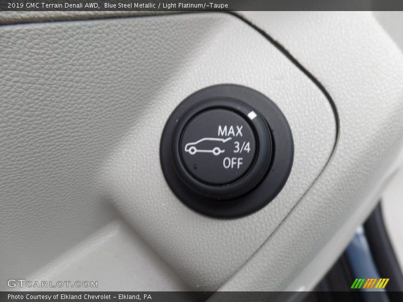 Blue Steel Metallic / Light Platinum/­Taupe 2019 GMC Terrain Denali AWD
