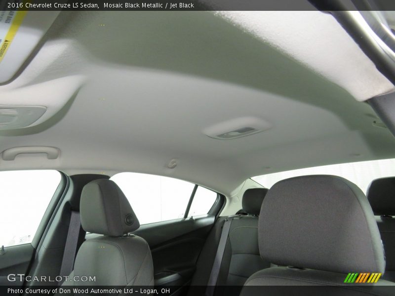 Mosaic Black Metallic / Jet Black 2016 Chevrolet Cruze LS Sedan