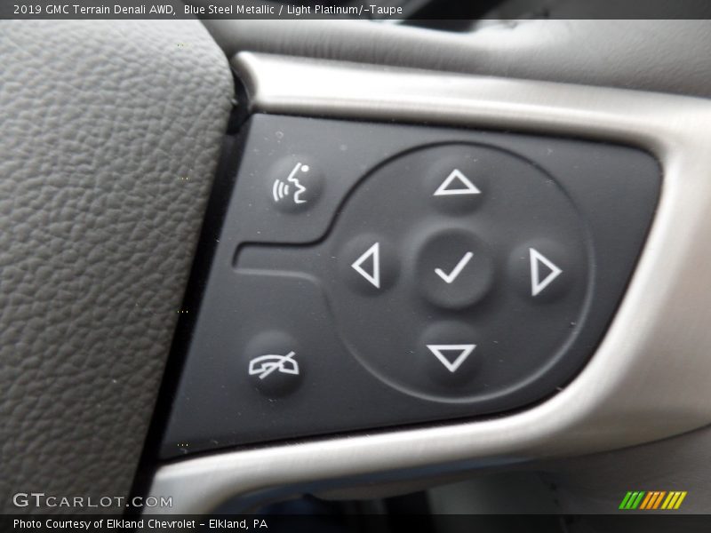 Blue Steel Metallic / Light Platinum/­Taupe 2019 GMC Terrain Denali AWD