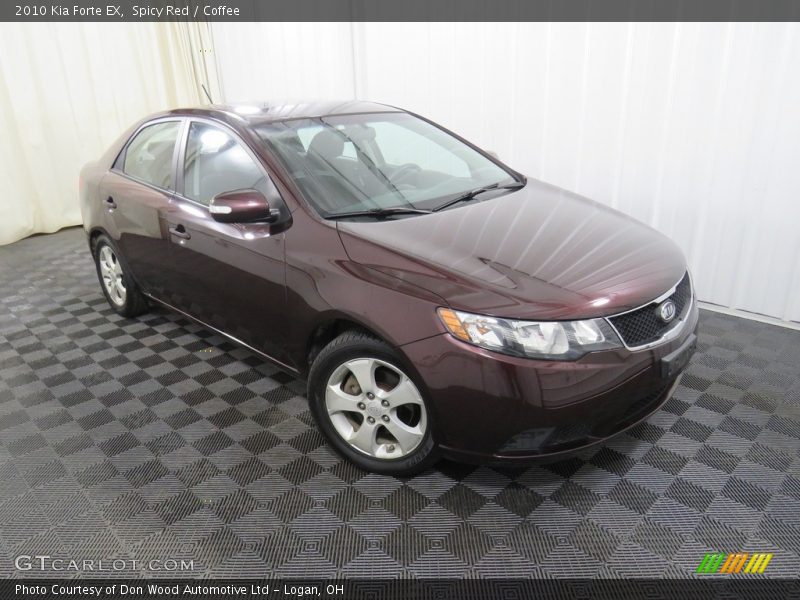 Spicy Red / Coffee 2010 Kia Forte EX