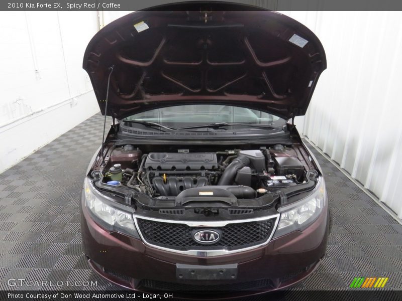 Spicy Red / Coffee 2010 Kia Forte EX