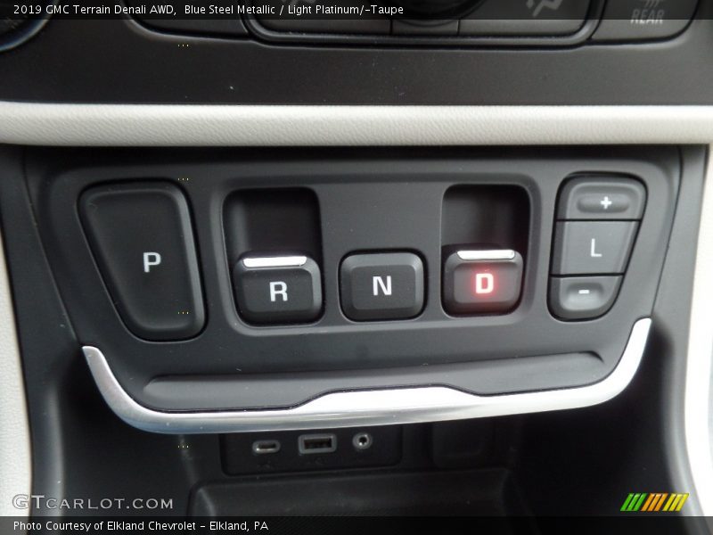 Blue Steel Metallic / Light Platinum/­Taupe 2019 GMC Terrain Denali AWD