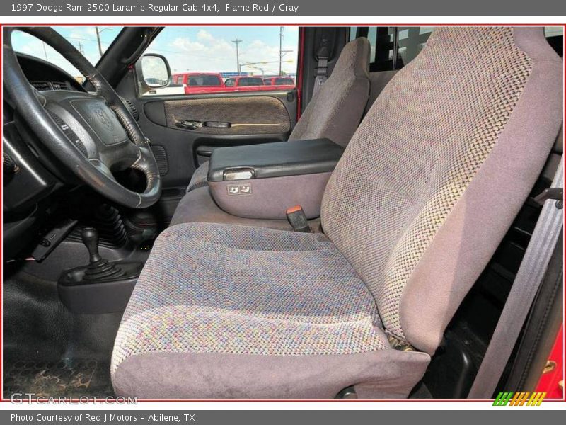 Flame Red / Gray 1997 Dodge Ram 2500 Laramie Regular Cab 4x4