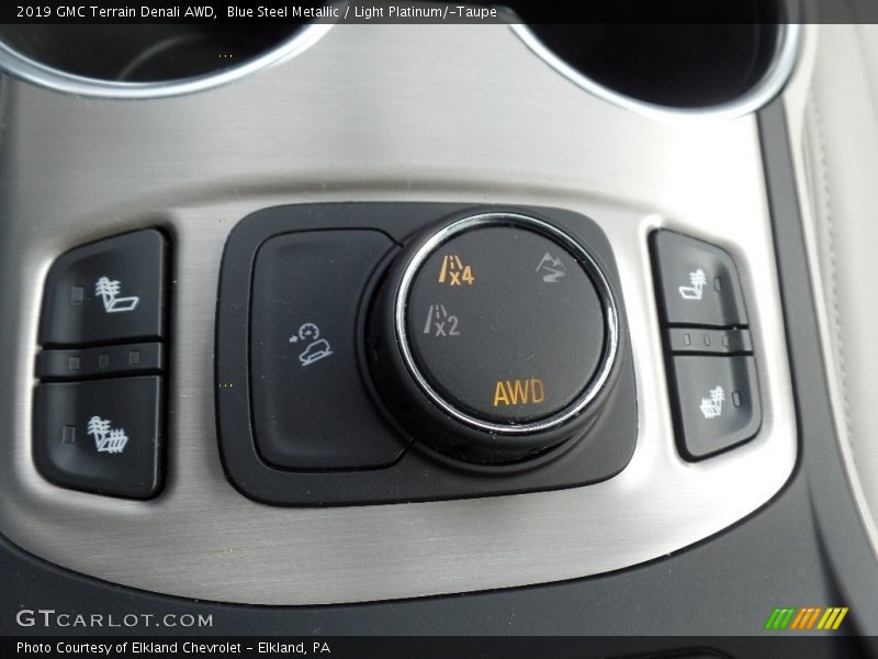 Blue Steel Metallic / Light Platinum/­Taupe 2019 GMC Terrain Denali AWD
