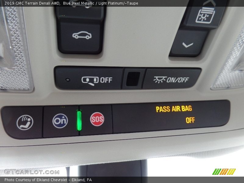 Blue Steel Metallic / Light Platinum/­Taupe 2019 GMC Terrain Denali AWD