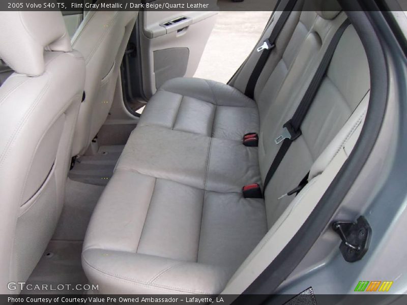 Flint Gray Metallic / Dark Beige/Quartz Leather 2005 Volvo S40 T5