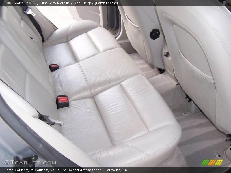 Flint Gray Metallic / Dark Beige/Quartz Leather 2005 Volvo S40 T5