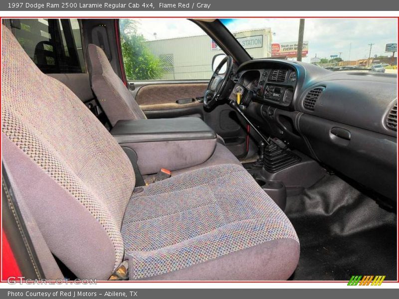 Flame Red / Gray 1997 Dodge Ram 2500 Laramie Regular Cab 4x4