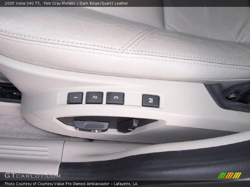 Flint Gray Metallic / Dark Beige/Quartz Leather 2005 Volvo S40 T5
