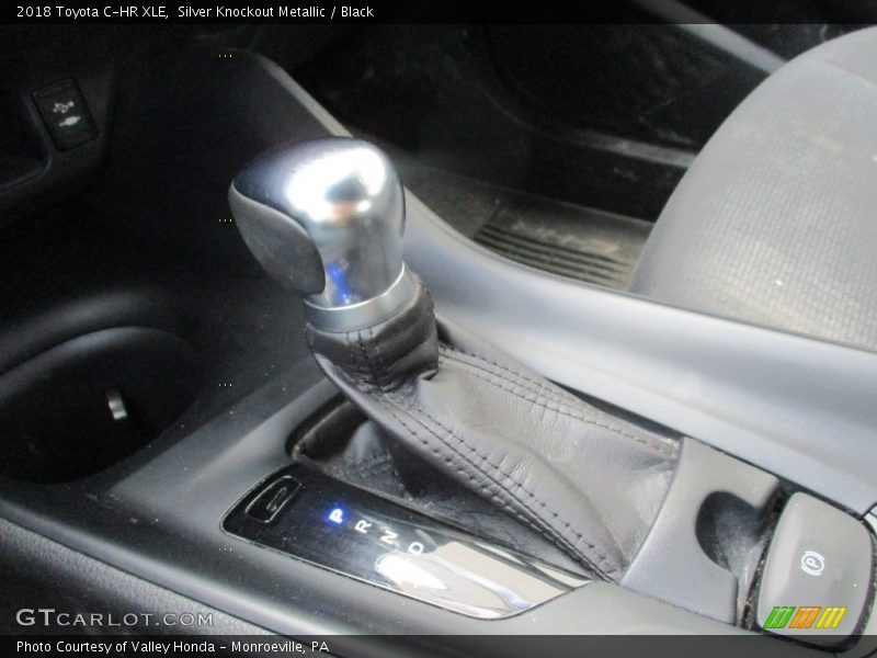 Silver Knockout Metallic / Black 2018 Toyota C-HR XLE