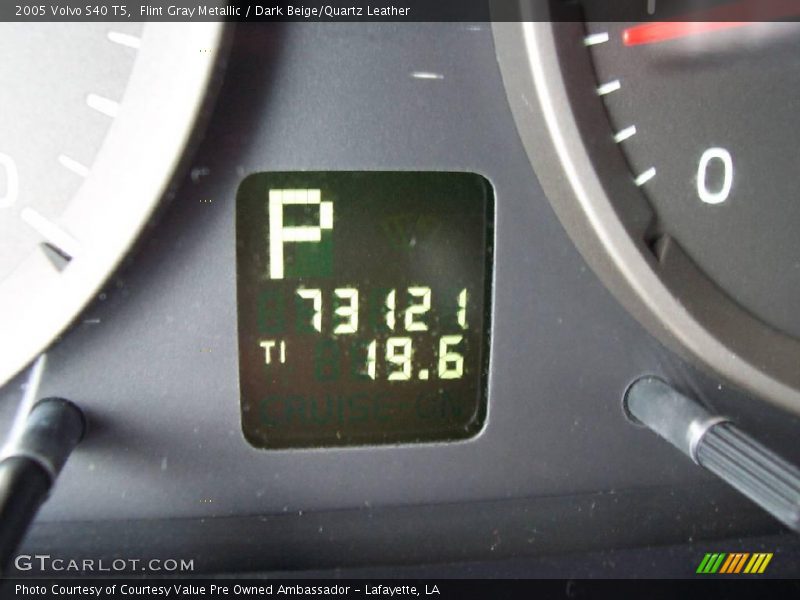 Flint Gray Metallic / Dark Beige/Quartz Leather 2005 Volvo S40 T5