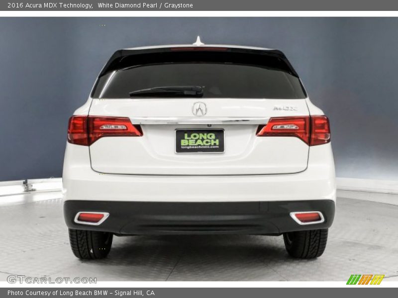 White Diamond Pearl / Graystone 2016 Acura MDX Technology