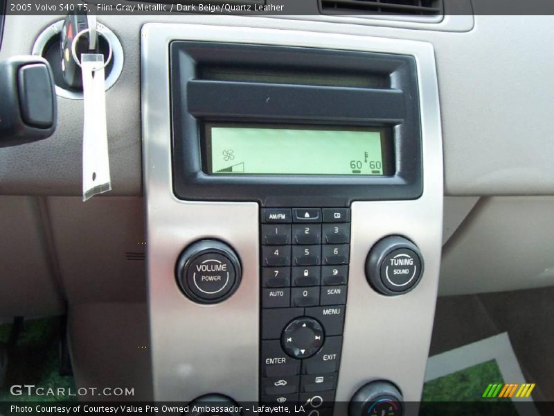 Flint Gray Metallic / Dark Beige/Quartz Leather 2005 Volvo S40 T5