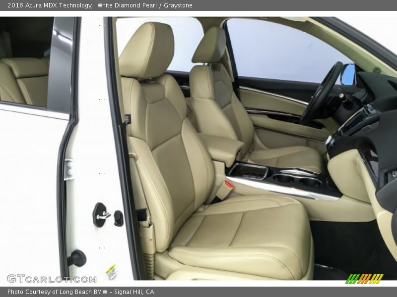 White Diamond Pearl / Graystone 2016 Acura MDX Technology