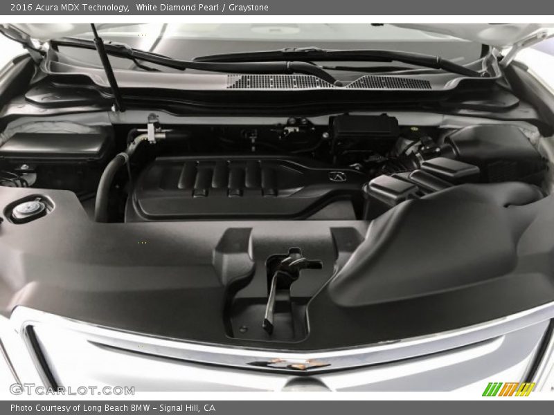 White Diamond Pearl / Graystone 2016 Acura MDX Technology