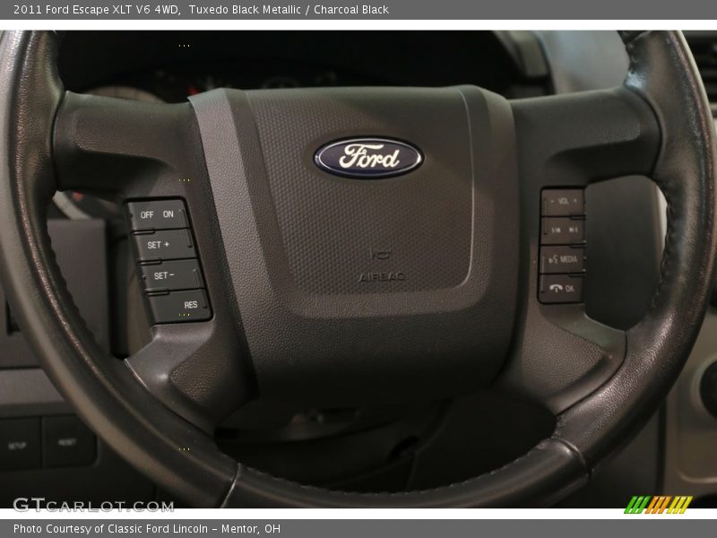 Tuxedo Black Metallic / Charcoal Black 2011 Ford Escape XLT V6 4WD