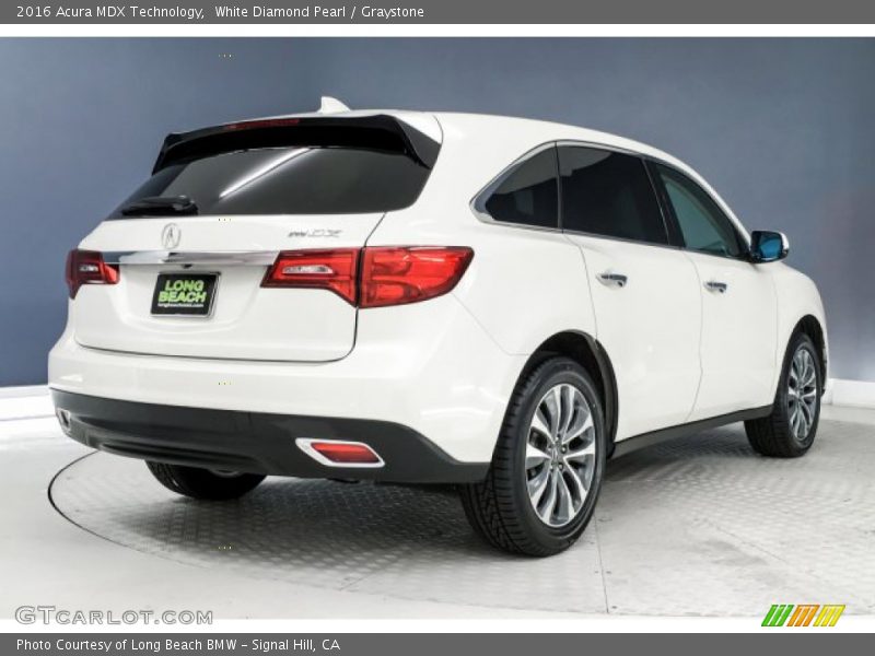White Diamond Pearl / Graystone 2016 Acura MDX Technology
