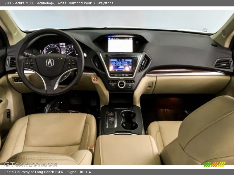 White Diamond Pearl / Graystone 2016 Acura MDX Technology