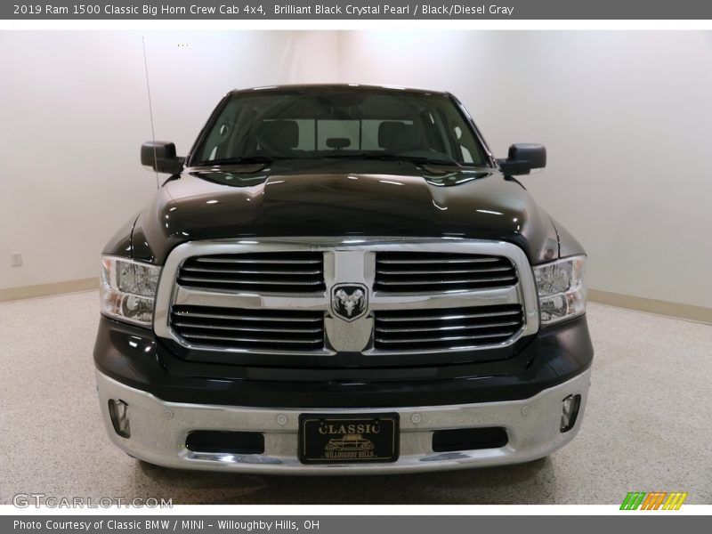 Brilliant Black Crystal Pearl / Black/Diesel Gray 2019 Ram 1500 Classic Big Horn Crew Cab 4x4