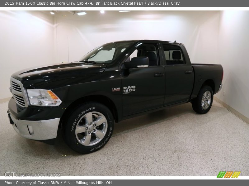 Brilliant Black Crystal Pearl / Black/Diesel Gray 2019 Ram 1500 Classic Big Horn Crew Cab 4x4