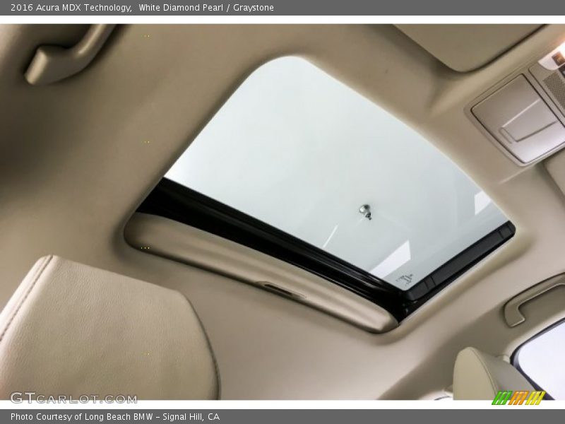 White Diamond Pearl / Graystone 2016 Acura MDX Technology