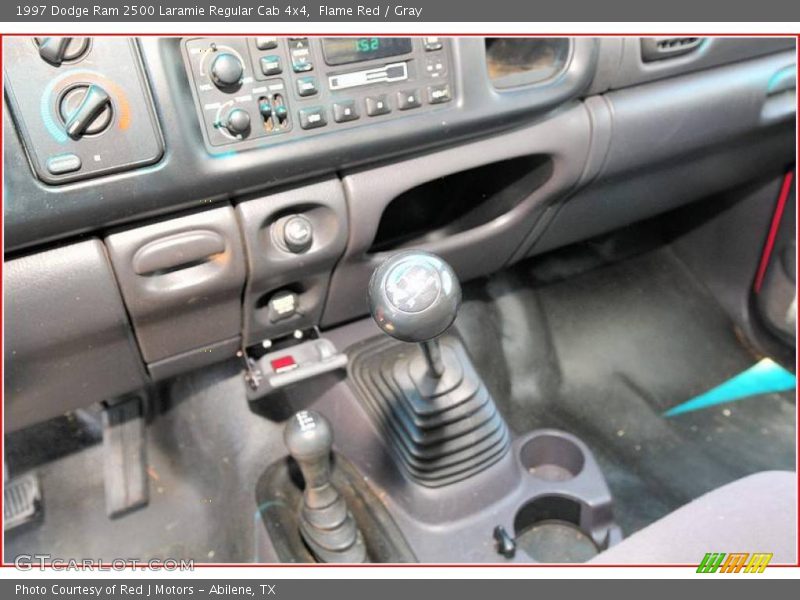 Flame Red / Gray 1997 Dodge Ram 2500 Laramie Regular Cab 4x4