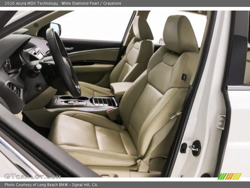 White Diamond Pearl / Graystone 2016 Acura MDX Technology