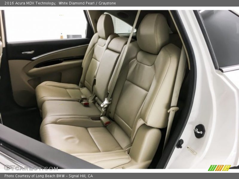 White Diamond Pearl / Graystone 2016 Acura MDX Technology
