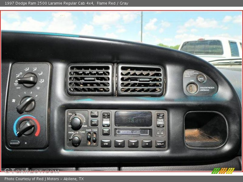 Flame Red / Gray 1997 Dodge Ram 2500 Laramie Regular Cab 4x4