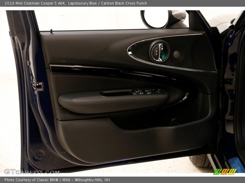 Lapisluxury Blue / Carbon Black Cross Punch 2019 Mini Clubman Cooper S All4