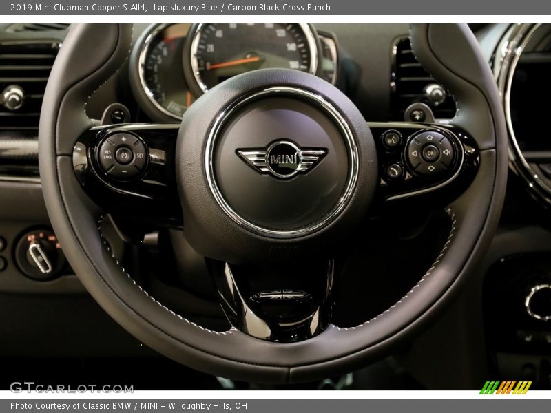 Lapisluxury Blue / Carbon Black Cross Punch 2019 Mini Clubman Cooper S All4