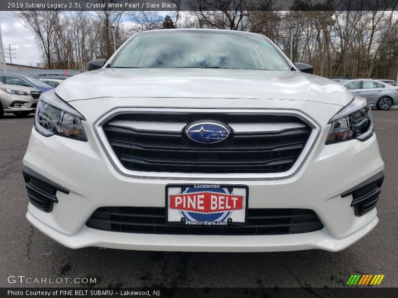 Crystal White Pearl / Slate Black 2019 Subaru Legacy 2.5i