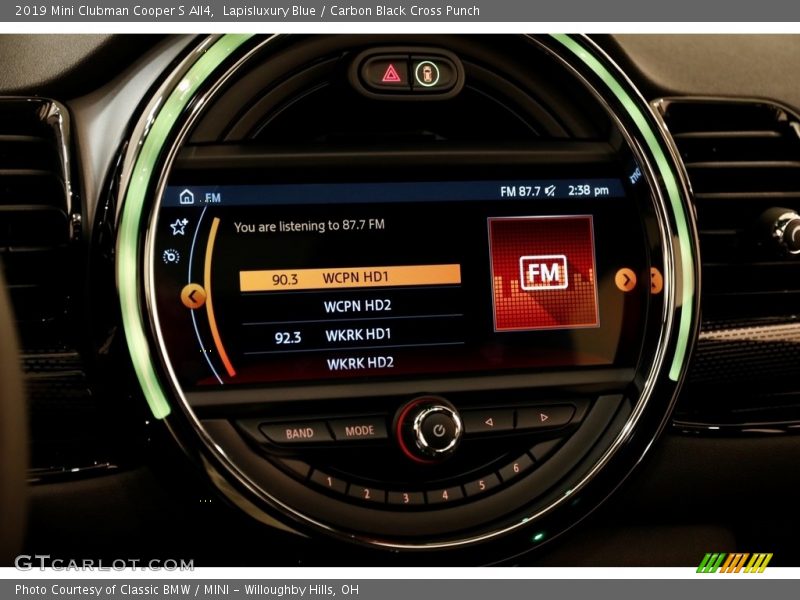 Lapisluxury Blue / Carbon Black Cross Punch 2019 Mini Clubman Cooper S All4