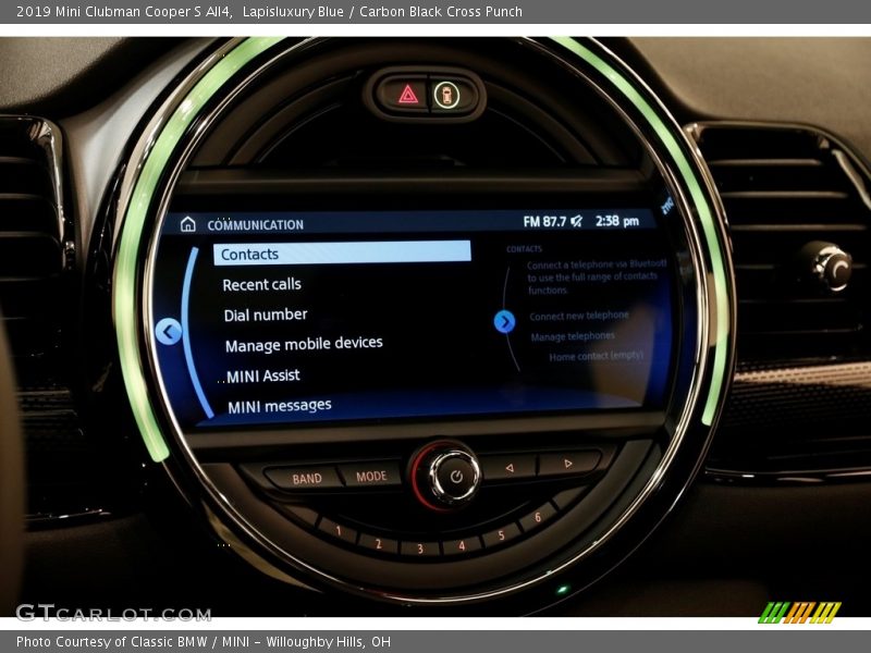 Lapisluxury Blue / Carbon Black Cross Punch 2019 Mini Clubman Cooper S All4