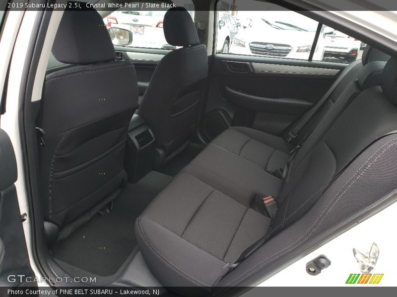 Crystal White Pearl / Slate Black 2019 Subaru Legacy 2.5i