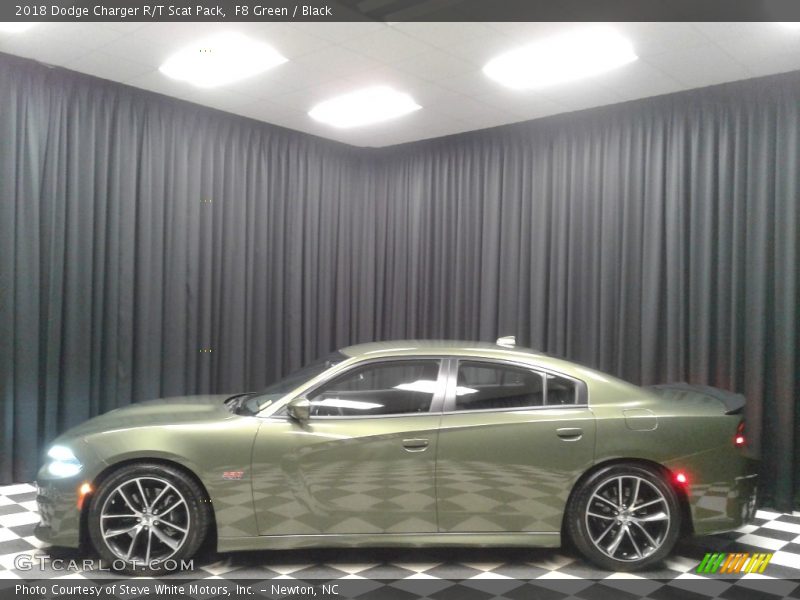 F8 Green / Black 2018 Dodge Charger R/T Scat Pack