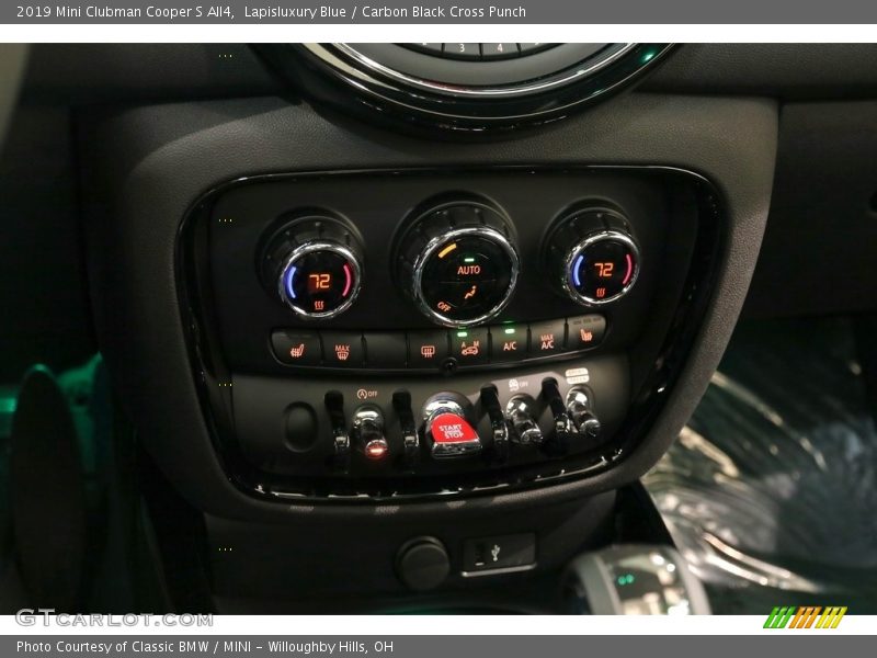 Lapisluxury Blue / Carbon Black Cross Punch 2019 Mini Clubman Cooper S All4