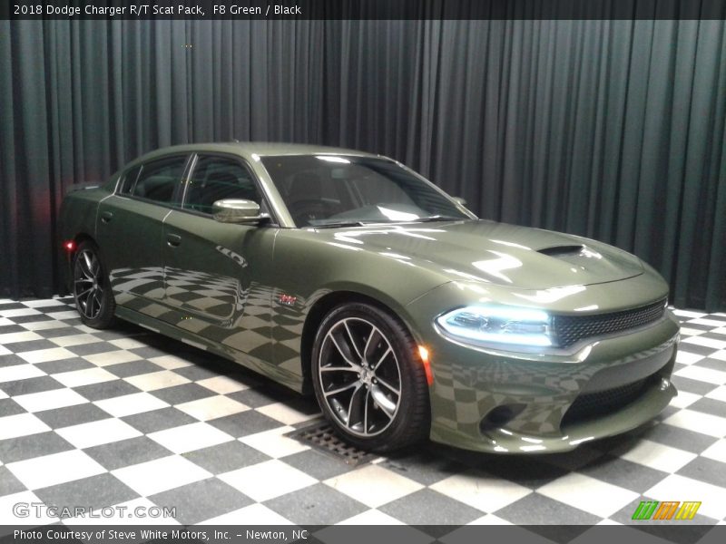 F8 Green / Black 2018 Dodge Charger R/T Scat Pack