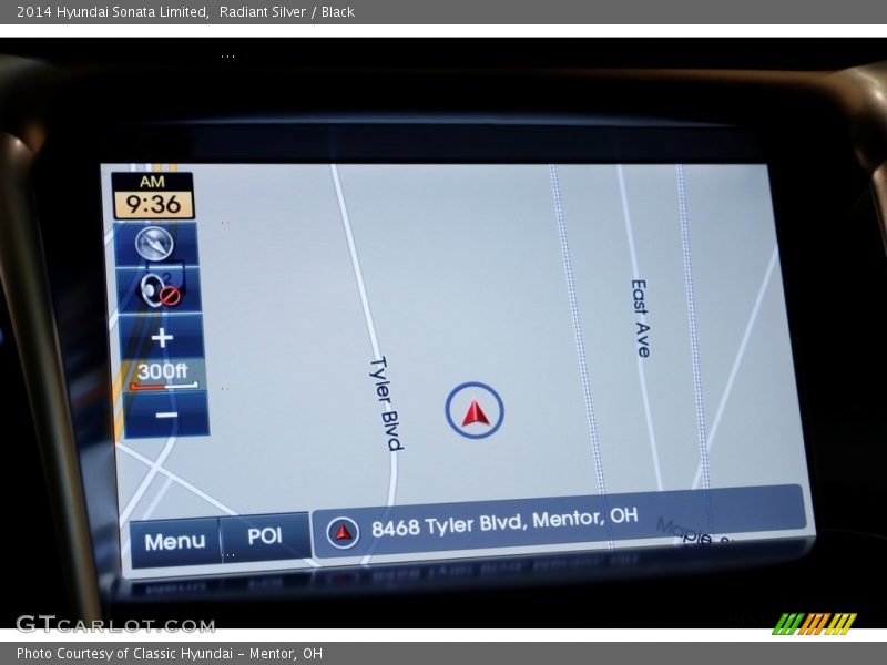 Radiant Silver / Black 2014 Hyundai Sonata Limited
