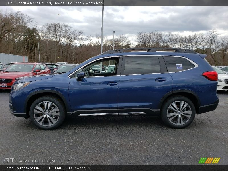 Abyss Blue Pearl / Warm Ivory 2019 Subaru Ascent Limited