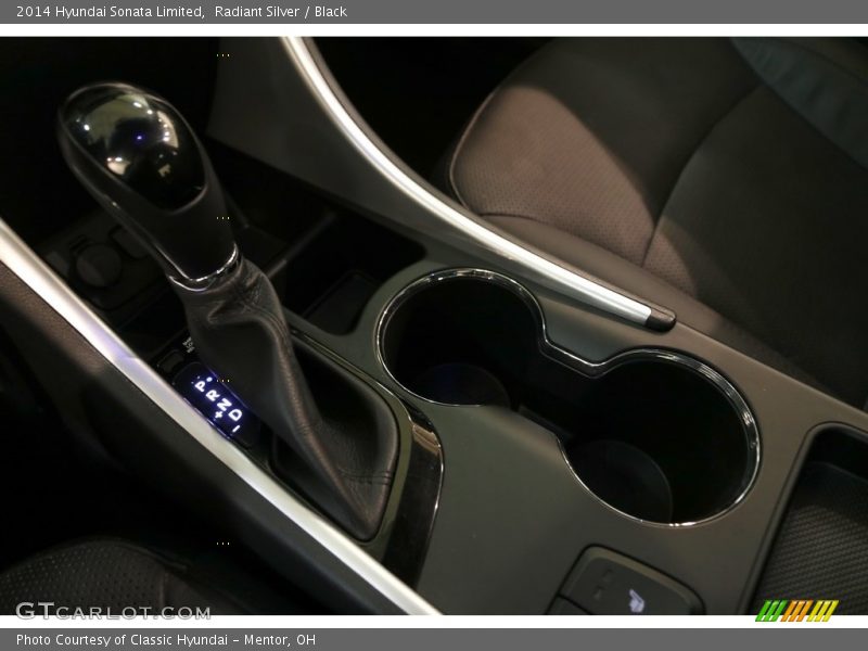Radiant Silver / Black 2014 Hyundai Sonata Limited