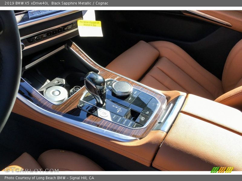 Black Sapphire Metallic / Cognac 2019 BMW X5 xDrive40i