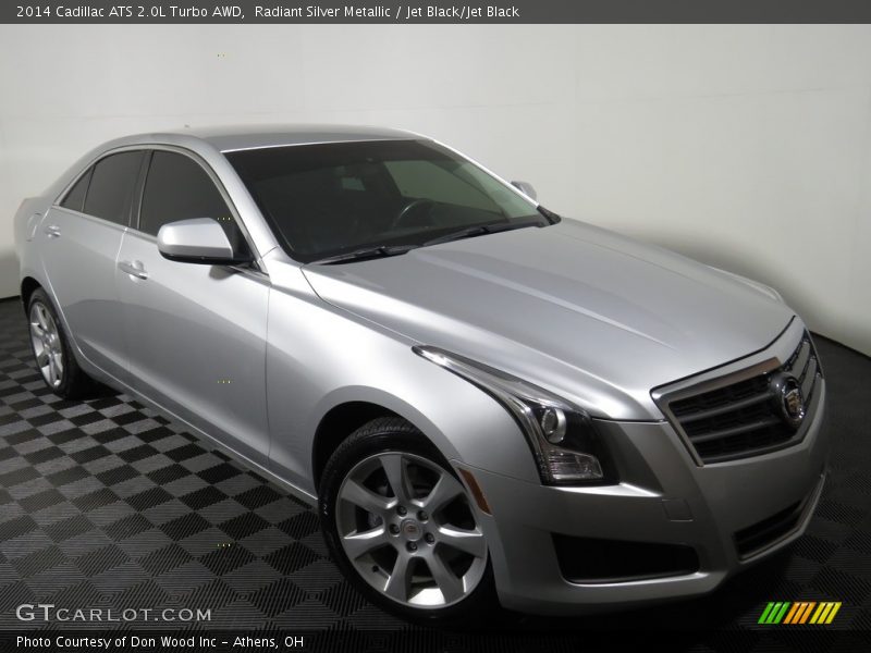 Radiant Silver Metallic / Jet Black/Jet Black 2014 Cadillac ATS 2.0L Turbo AWD