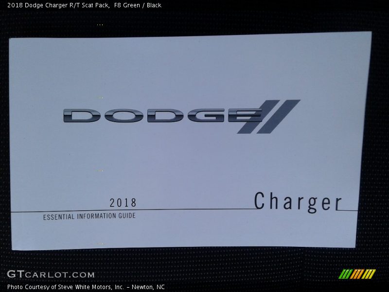 F8 Green / Black 2018 Dodge Charger R/T Scat Pack