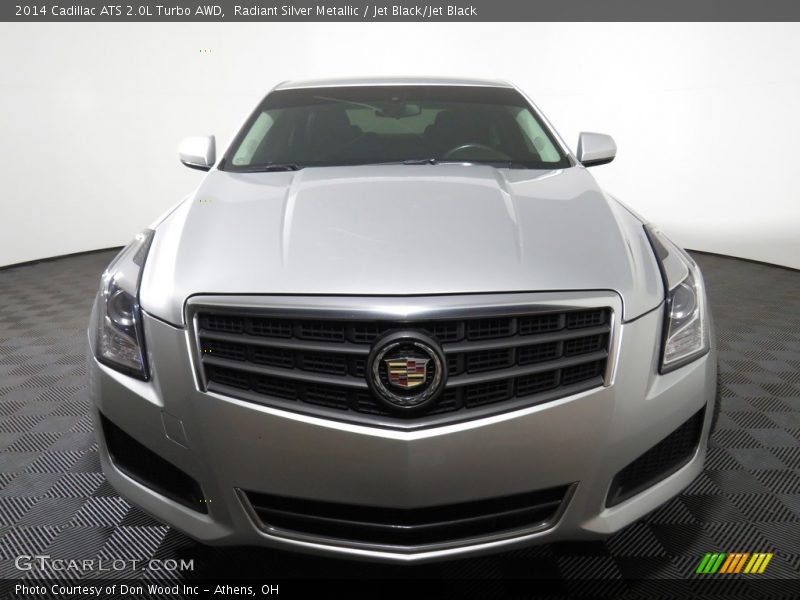 Radiant Silver Metallic / Jet Black/Jet Black 2014 Cadillac ATS 2.0L Turbo AWD
