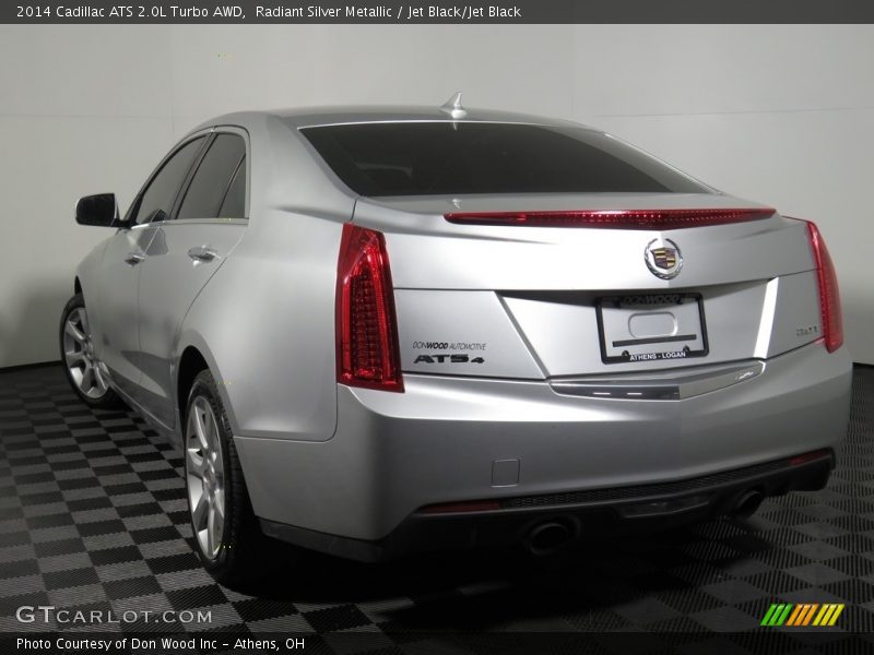 Radiant Silver Metallic / Jet Black/Jet Black 2014 Cadillac ATS 2.0L Turbo AWD