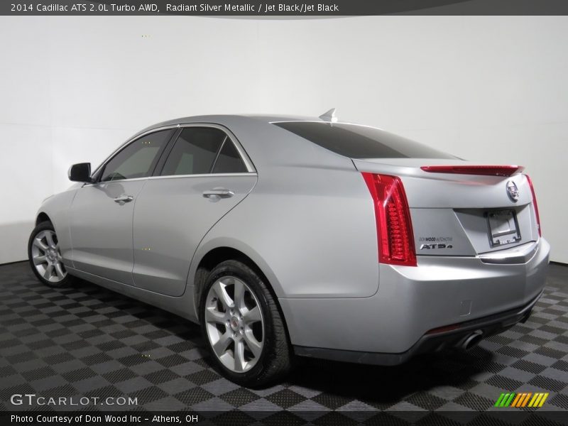 Radiant Silver Metallic / Jet Black/Jet Black 2014 Cadillac ATS 2.0L Turbo AWD