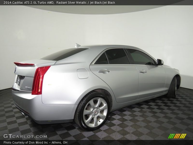 Radiant Silver Metallic / Jet Black/Jet Black 2014 Cadillac ATS 2.0L Turbo AWD