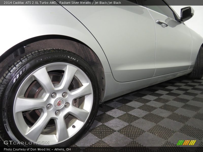 Radiant Silver Metallic / Jet Black/Jet Black 2014 Cadillac ATS 2.0L Turbo AWD